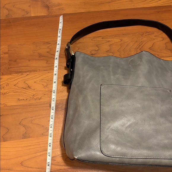 Gray Leather Women's Bag - Picture 7 of 7